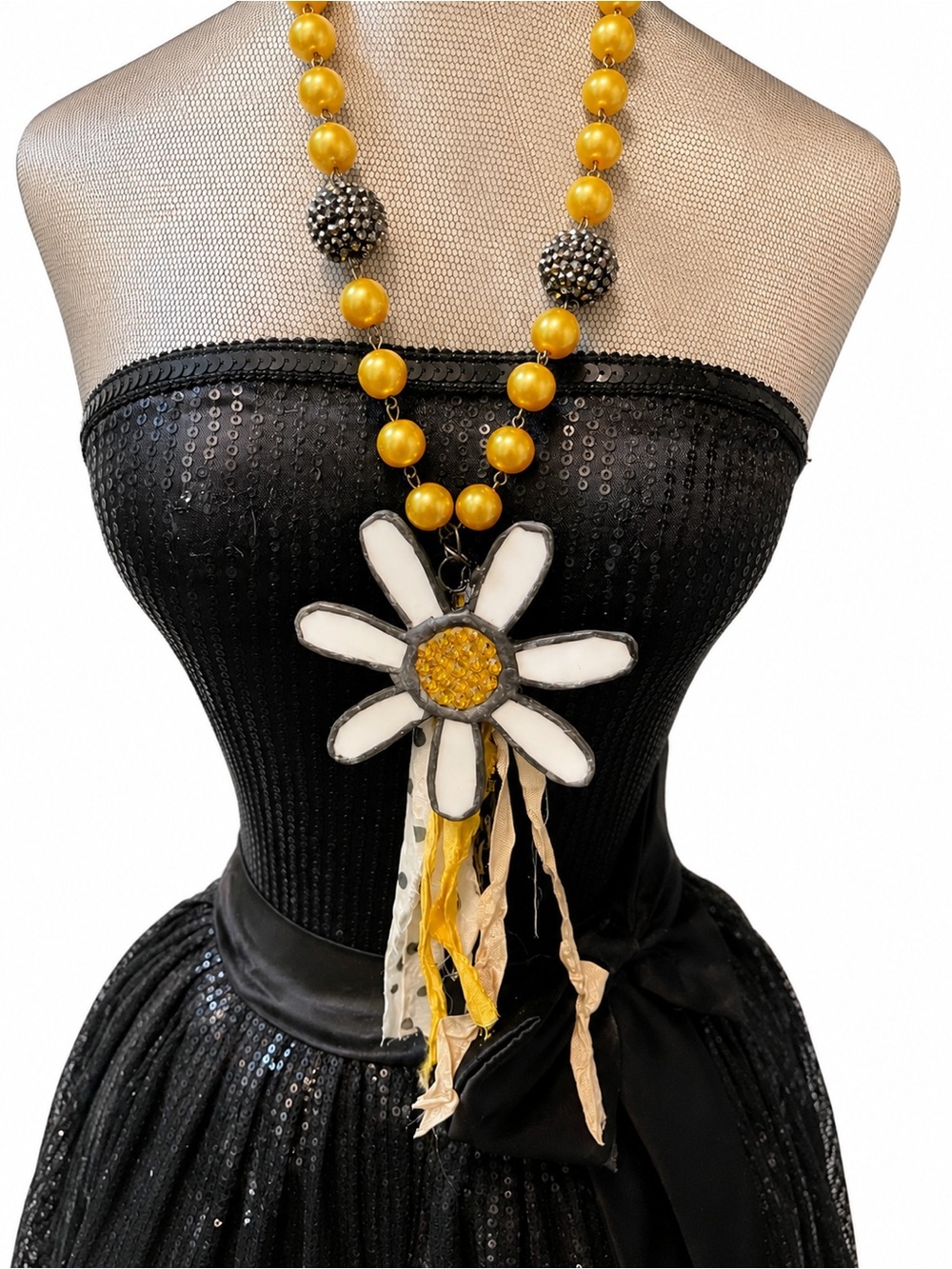 Gypsy South Sunny Daisy Statement Necklace